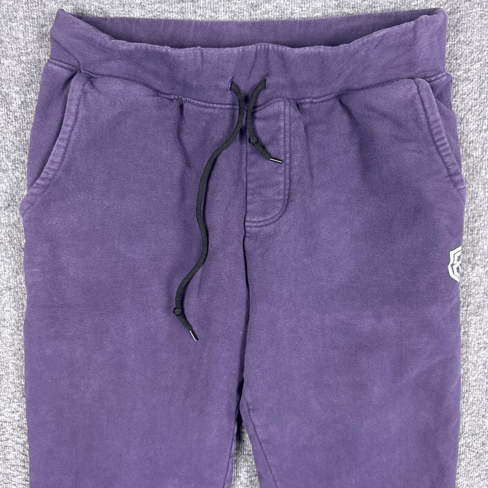 Born Primitive Jogger Pants Mens Small‎ Purple Fleece Gym Training Athleisure